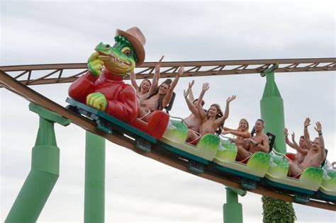 When taking your shirt off on a rollercoaster goes wrong.